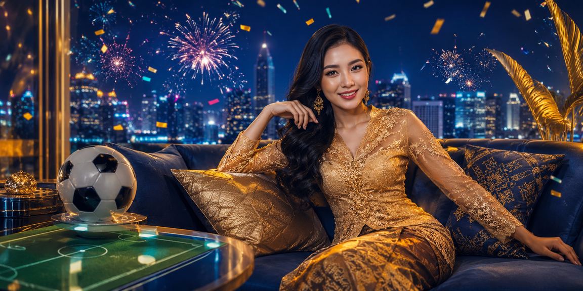 Pertaruhan bola sepak bergaya kebaya moden di Petaling Jaya dengan antara muka yang elegan